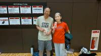 混合ダブルス 140歳級優勝