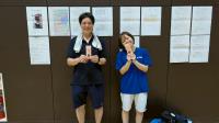 混合ダブルス 初級クラス優勝